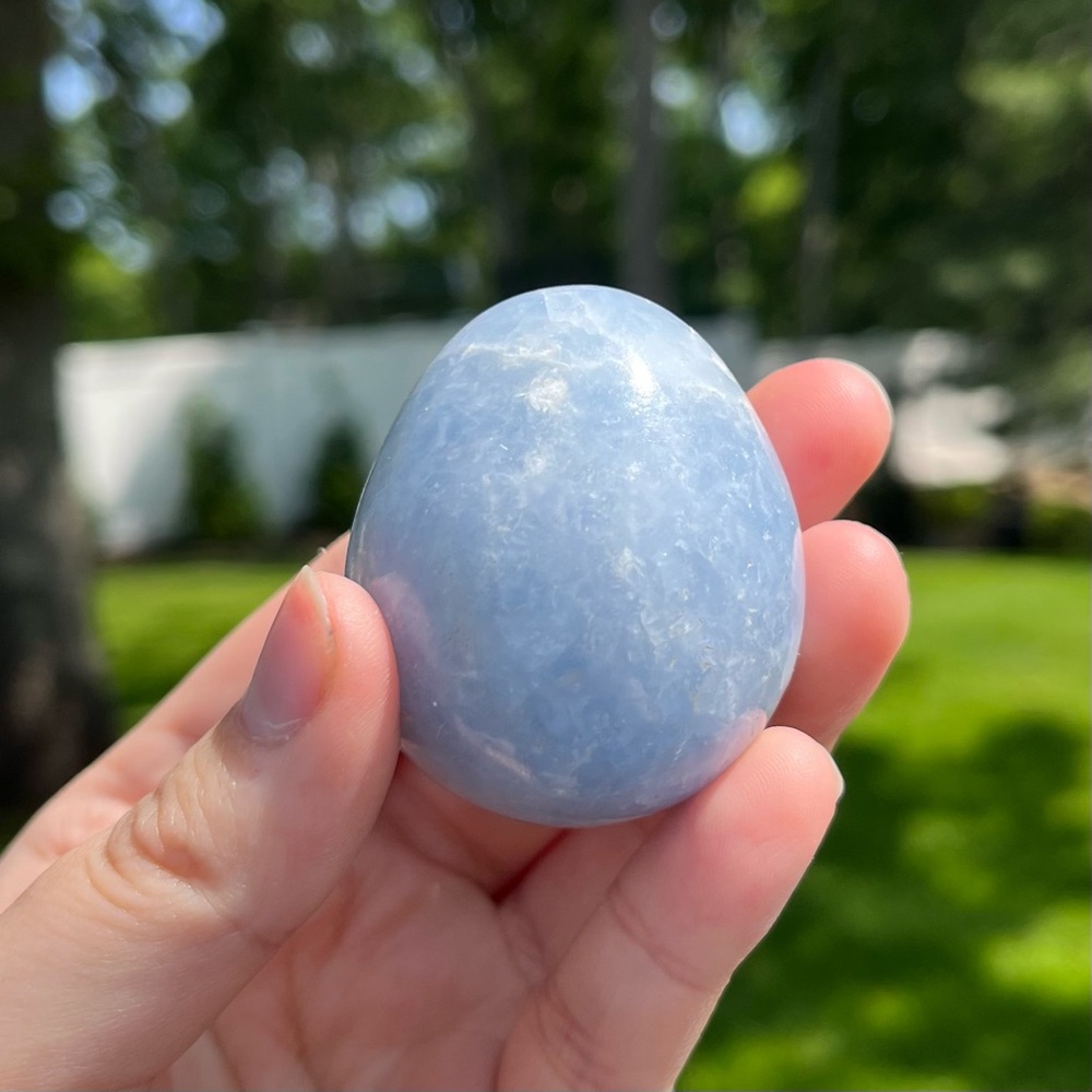 Celestine Crystal Egg